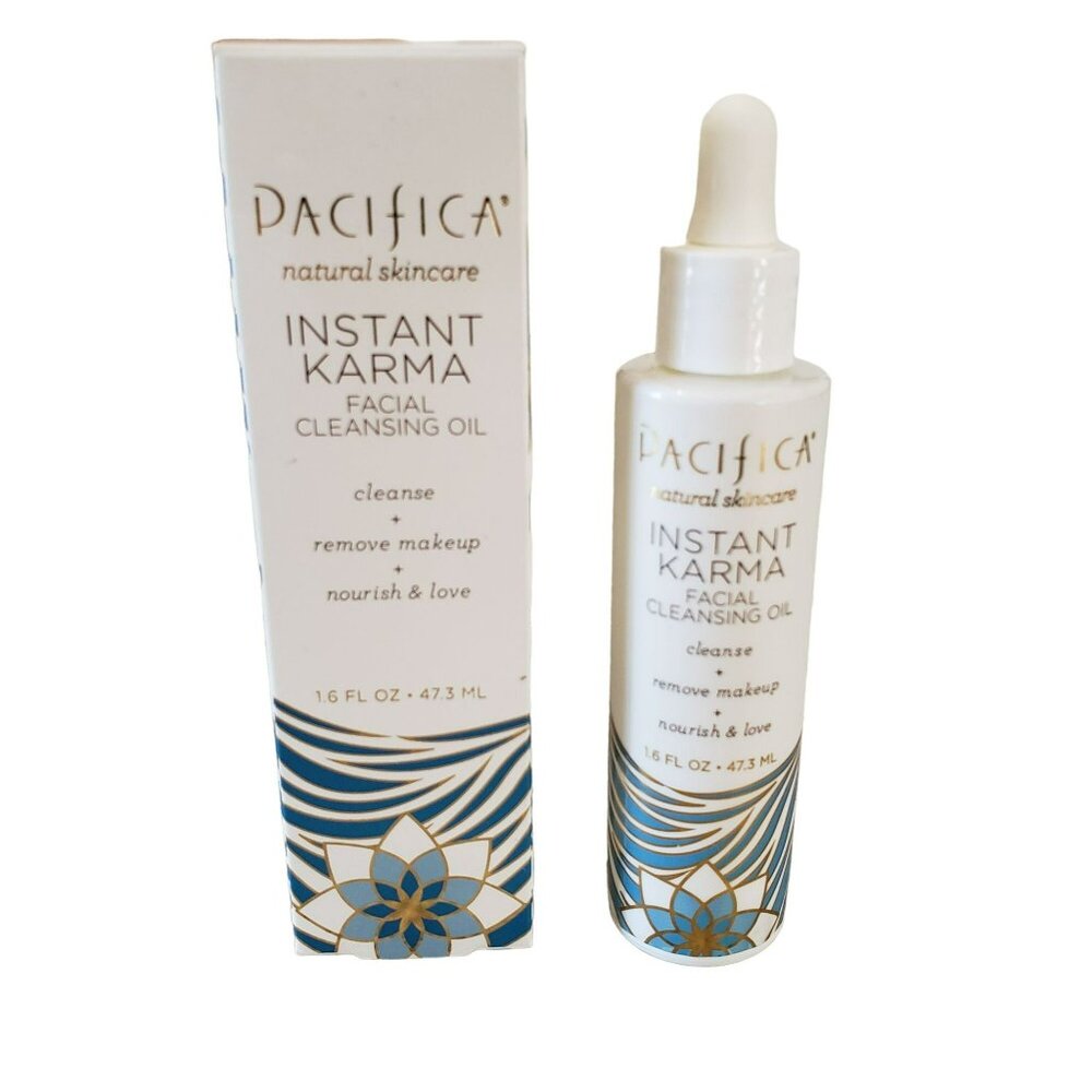 NEW Pacifica Instant Karma Facial Cleansing Oil Cleanser Makeup Remover Vegan
